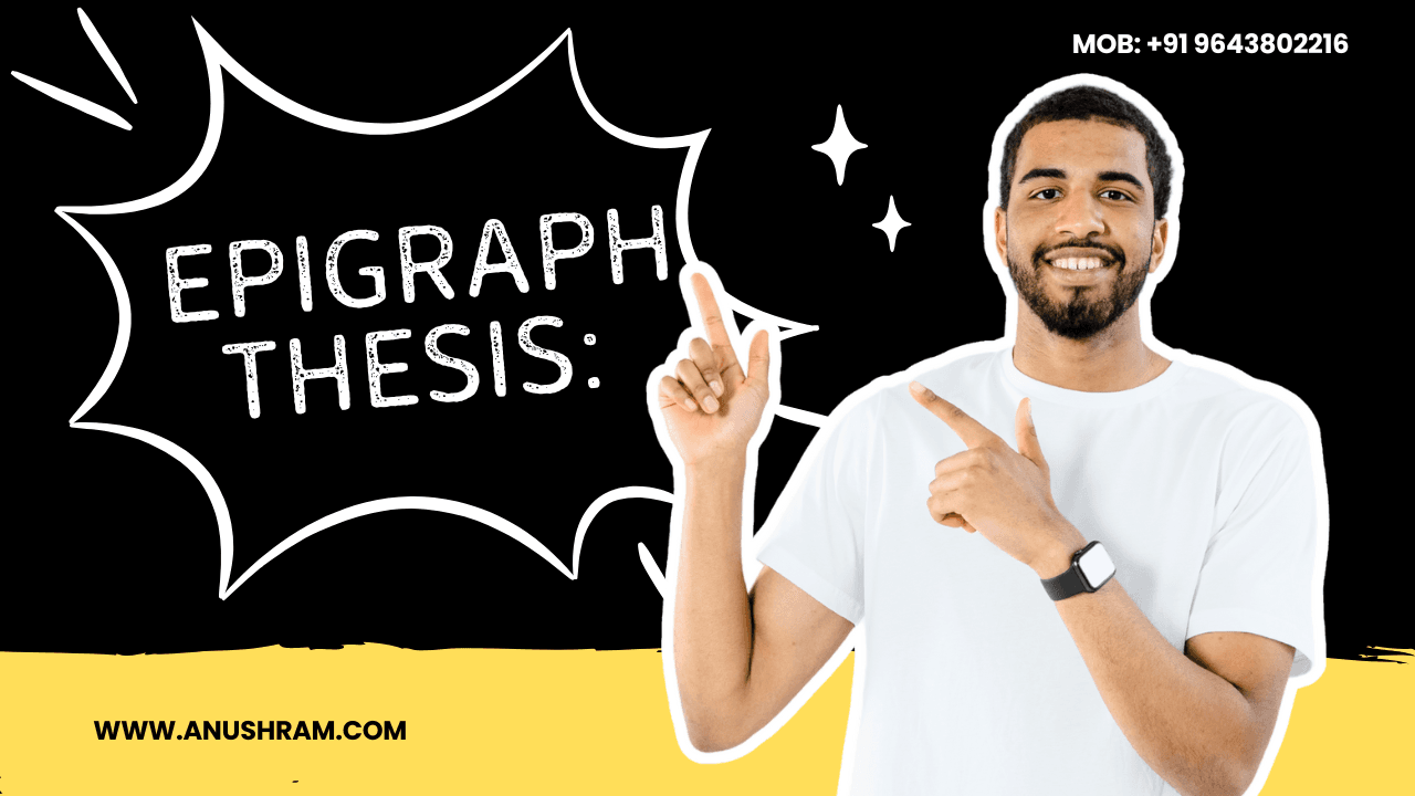 Epigraph Thesis: A Comprehensive Guide