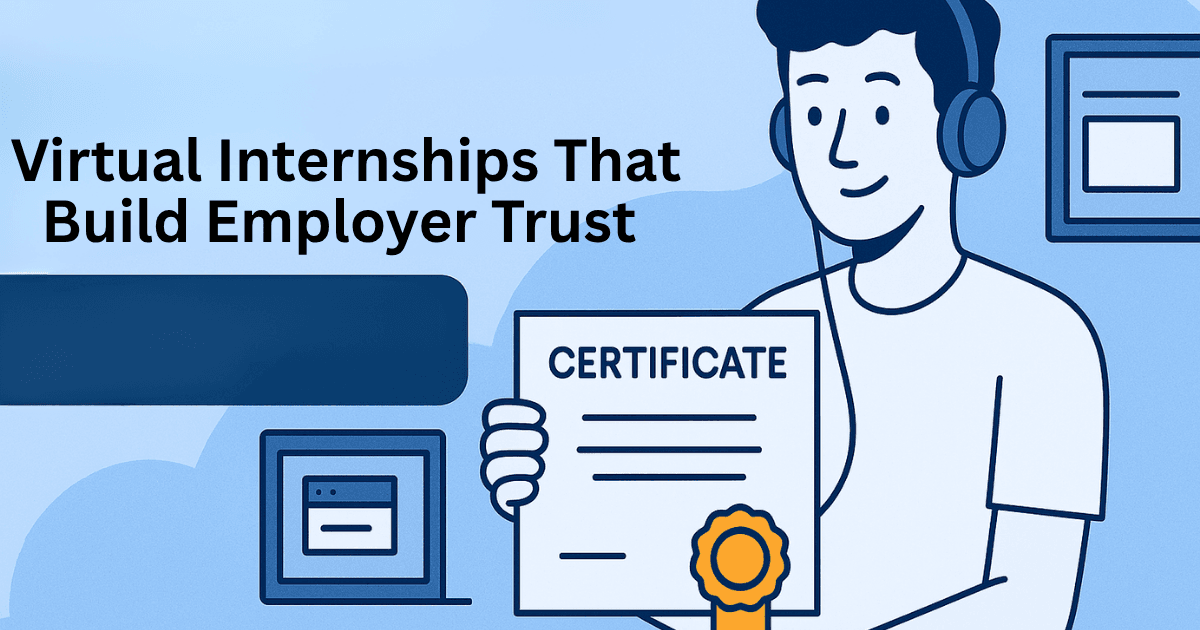 Virtual Internships That Build Employer Trust – StuIntern’s Certification Advantage