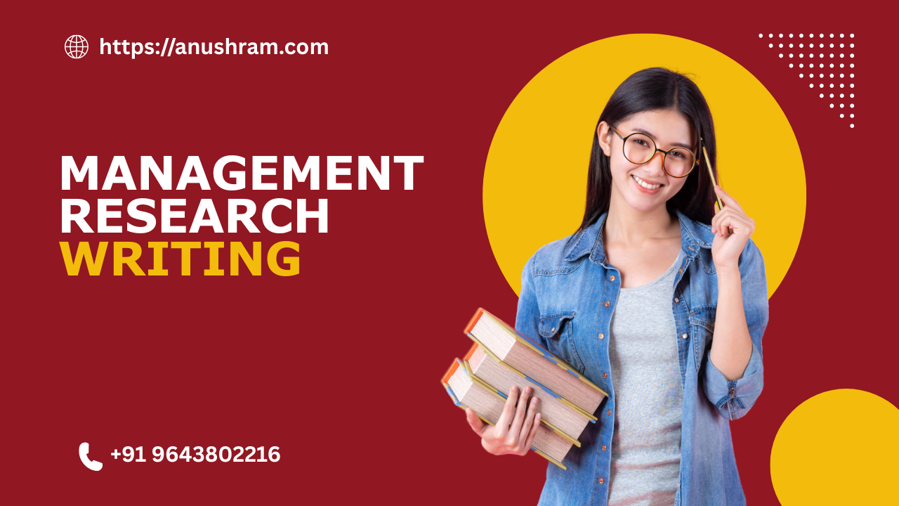 management research writing