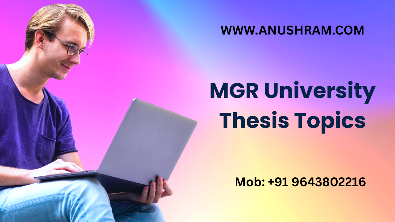 MGR University Thesis Topics